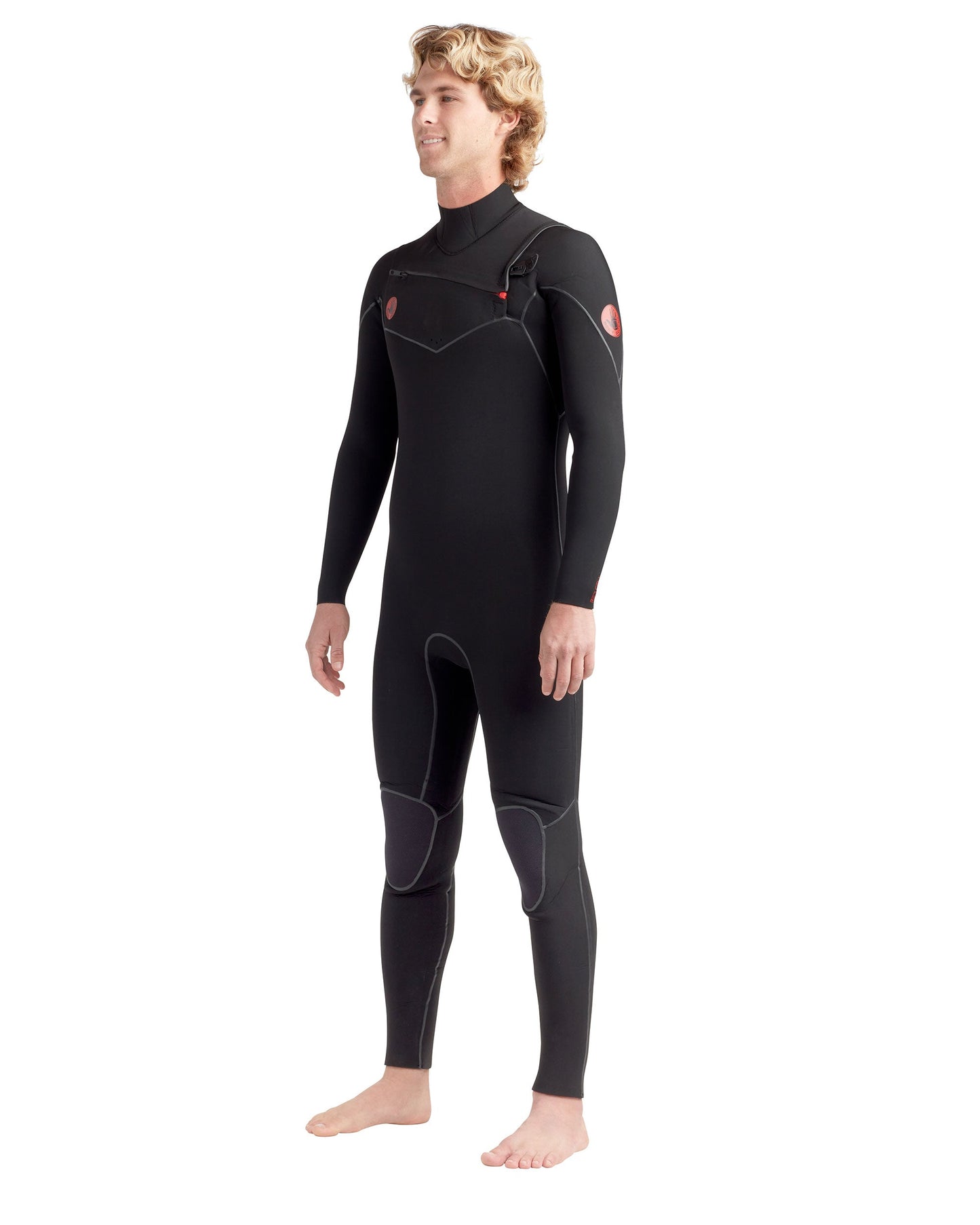 Men|Wetsuits Body Glove Red Cell 4/3mm Men's Chest-Zip Black Fullsuit