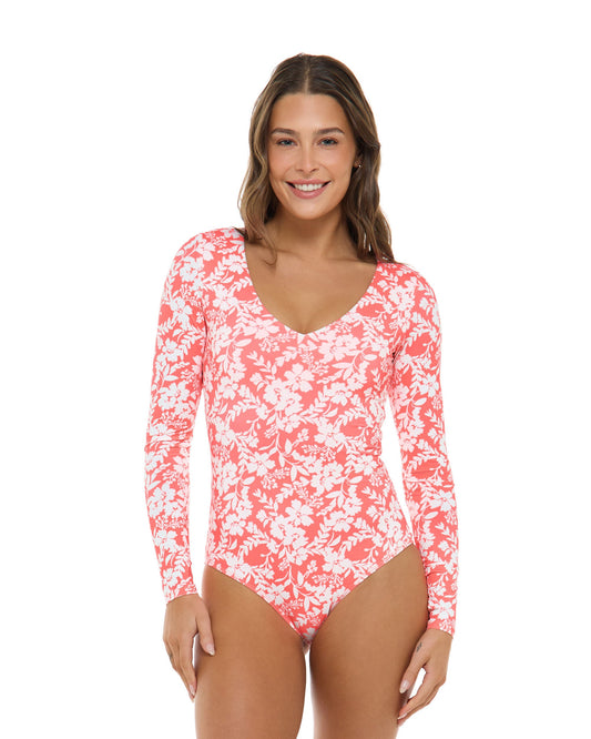 Women Body Glove Blooms Allegra One-Piece Swimsuit