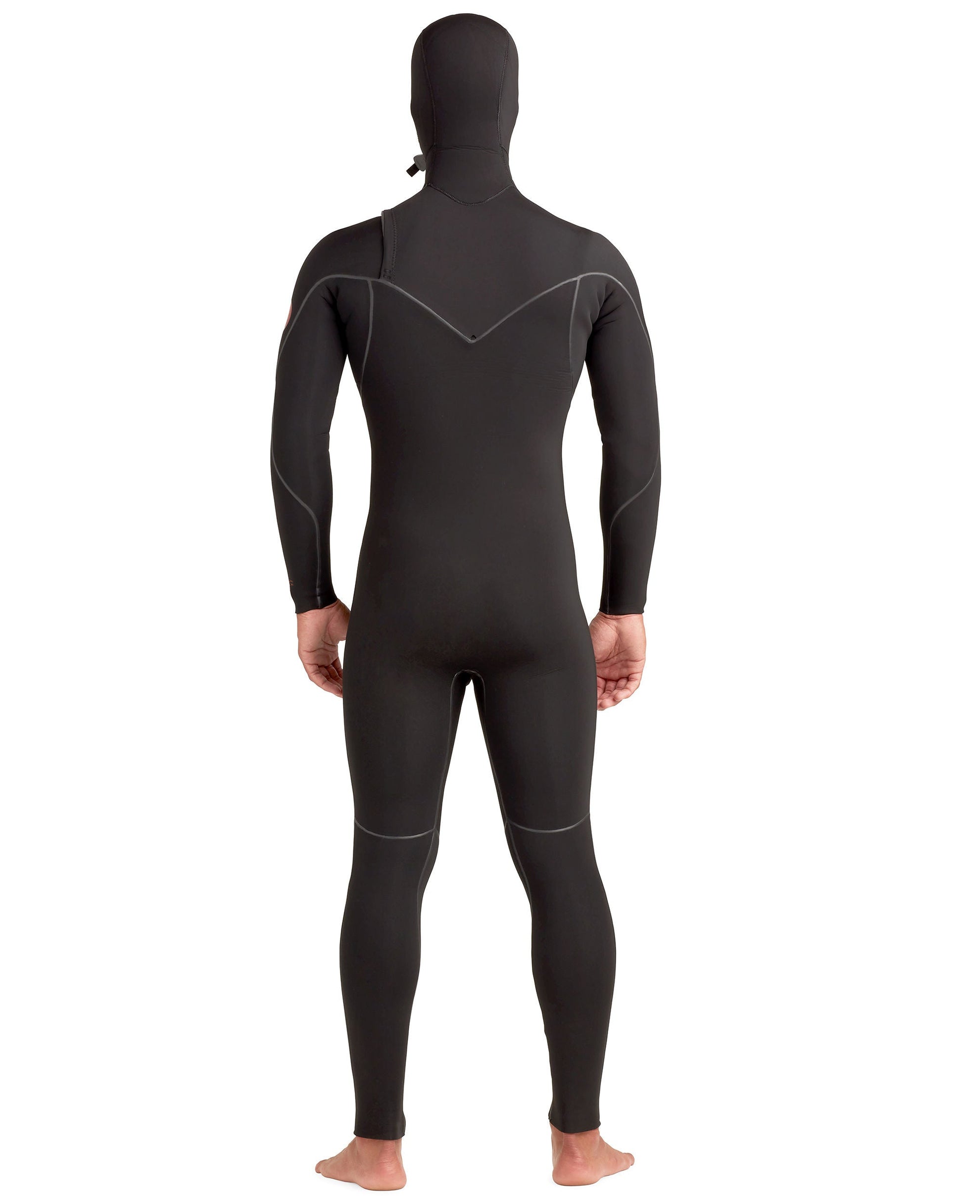 Wetsuits|Men Body Glove Red Cell 5/4/3mm Men's Chest-Zip Hooded Black Fullsuit