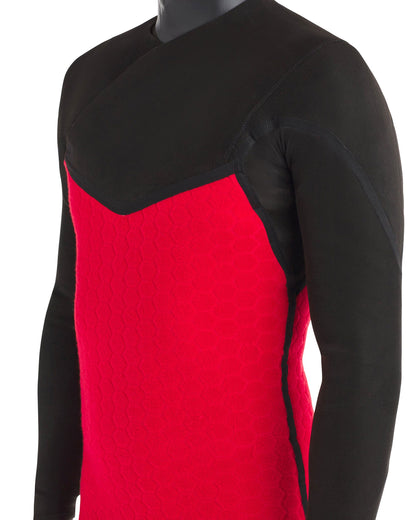 Wetsuits|Men Body Glove Red Cell 5/4/3mm Men's Chest-Zip Hooded Black Fullsuit