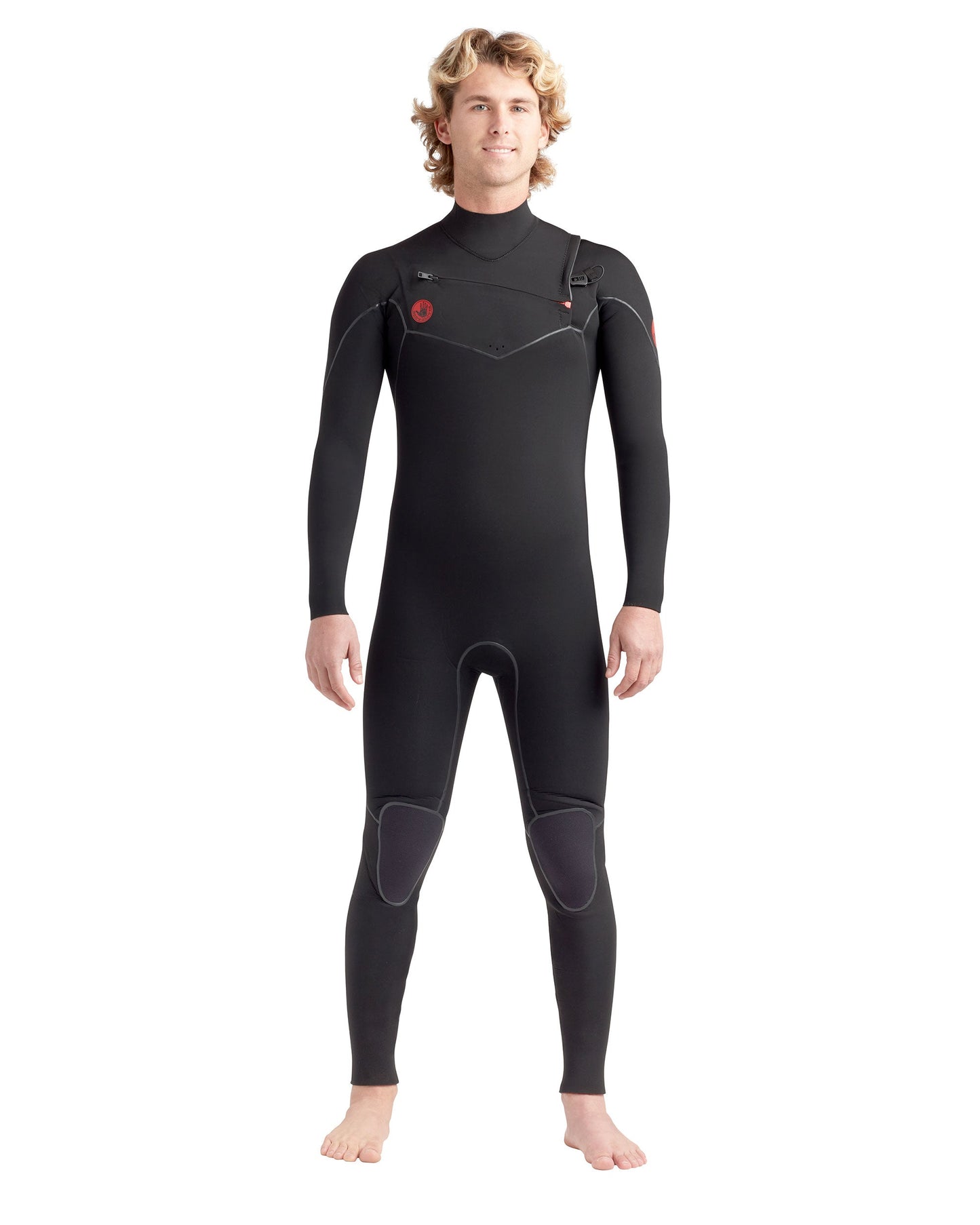 Wetsuits|Men Body Glove Red Cell Black 3/2mm Men's Chest-Zip Fullsuit