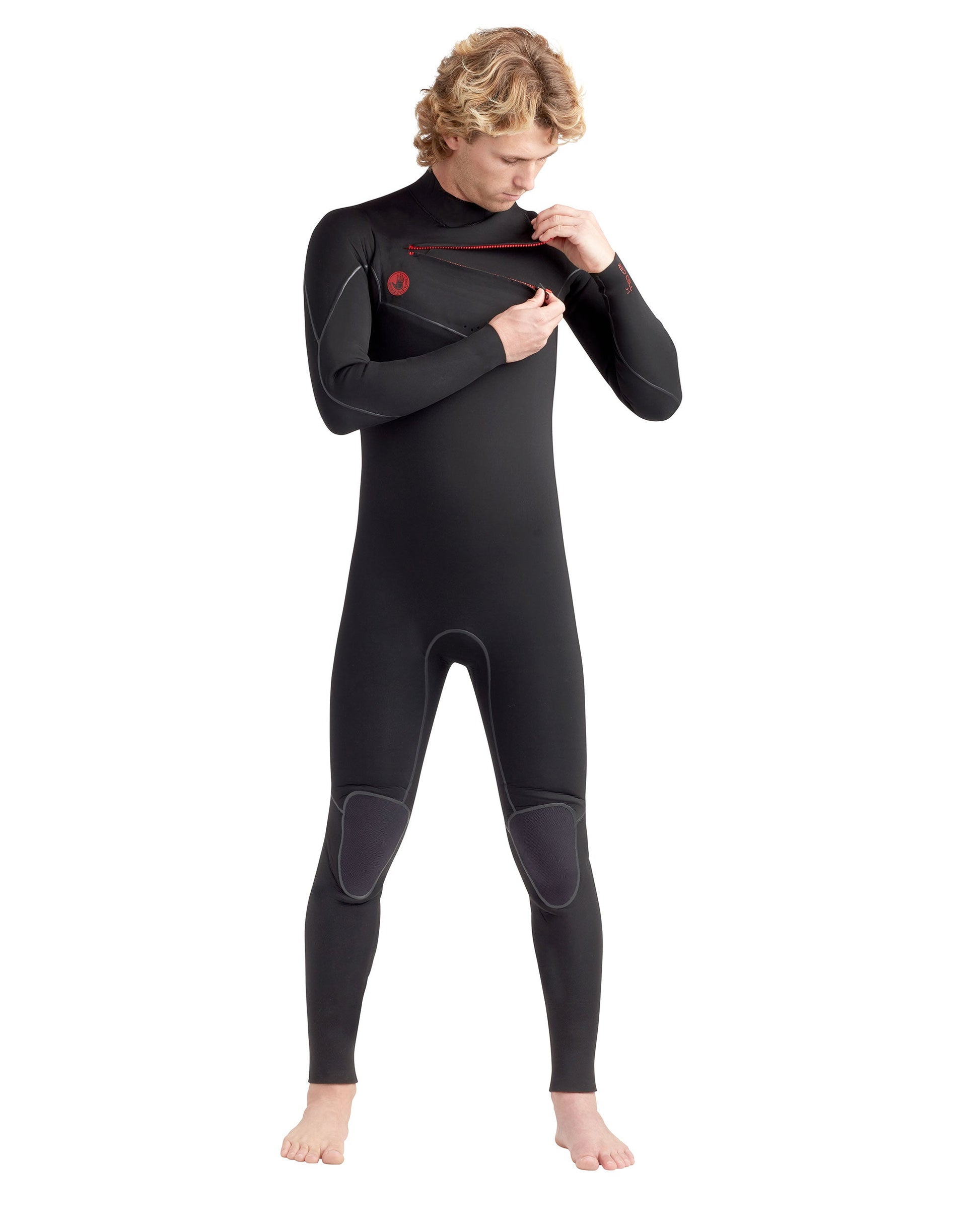 Wetsuits|Men Body Glove Red Cell Black 3/2mm Men's Chest-Zip Fullsuit