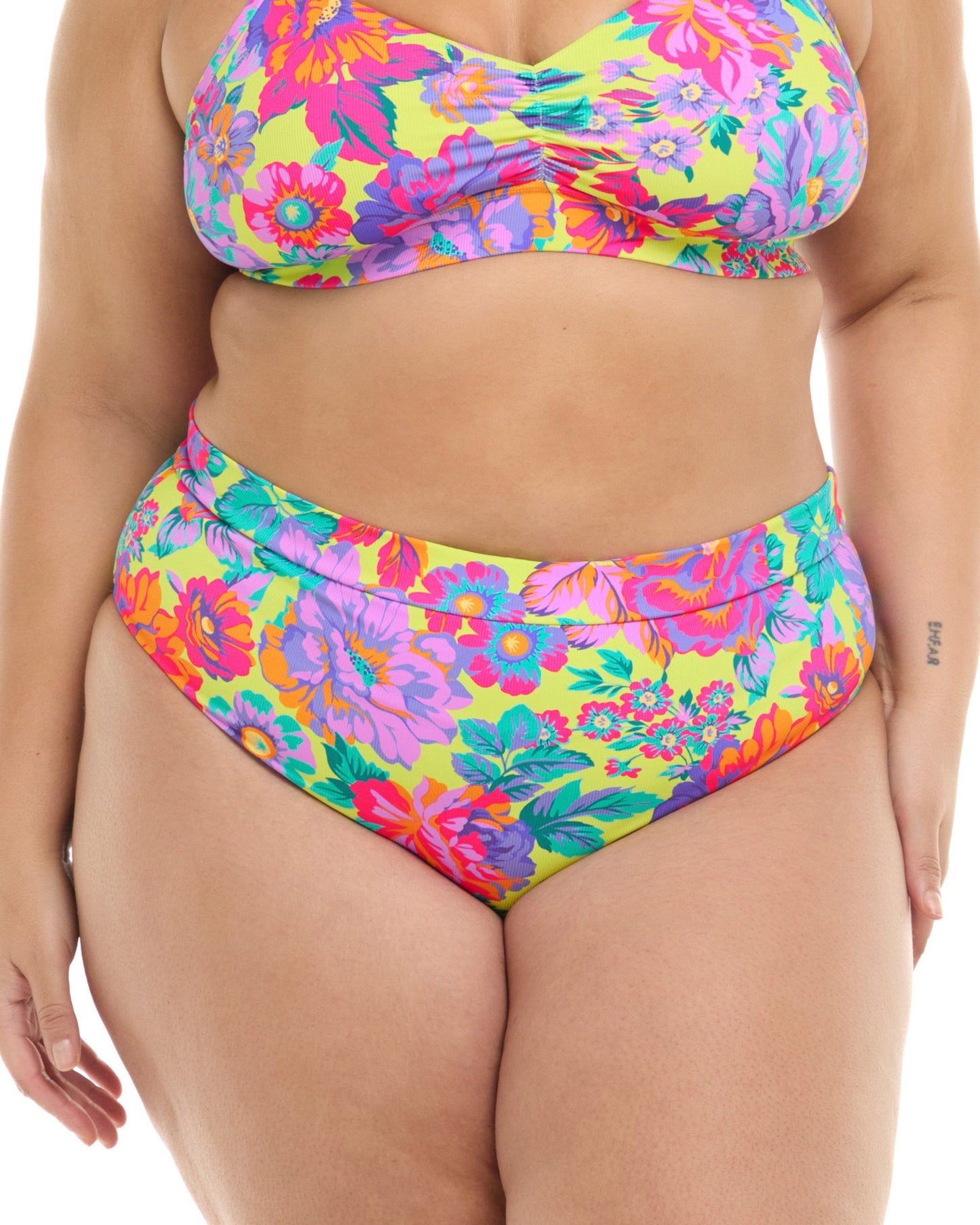 Women Body Glove Romy Marlee Plus Size High-Waist Bikini Bottom