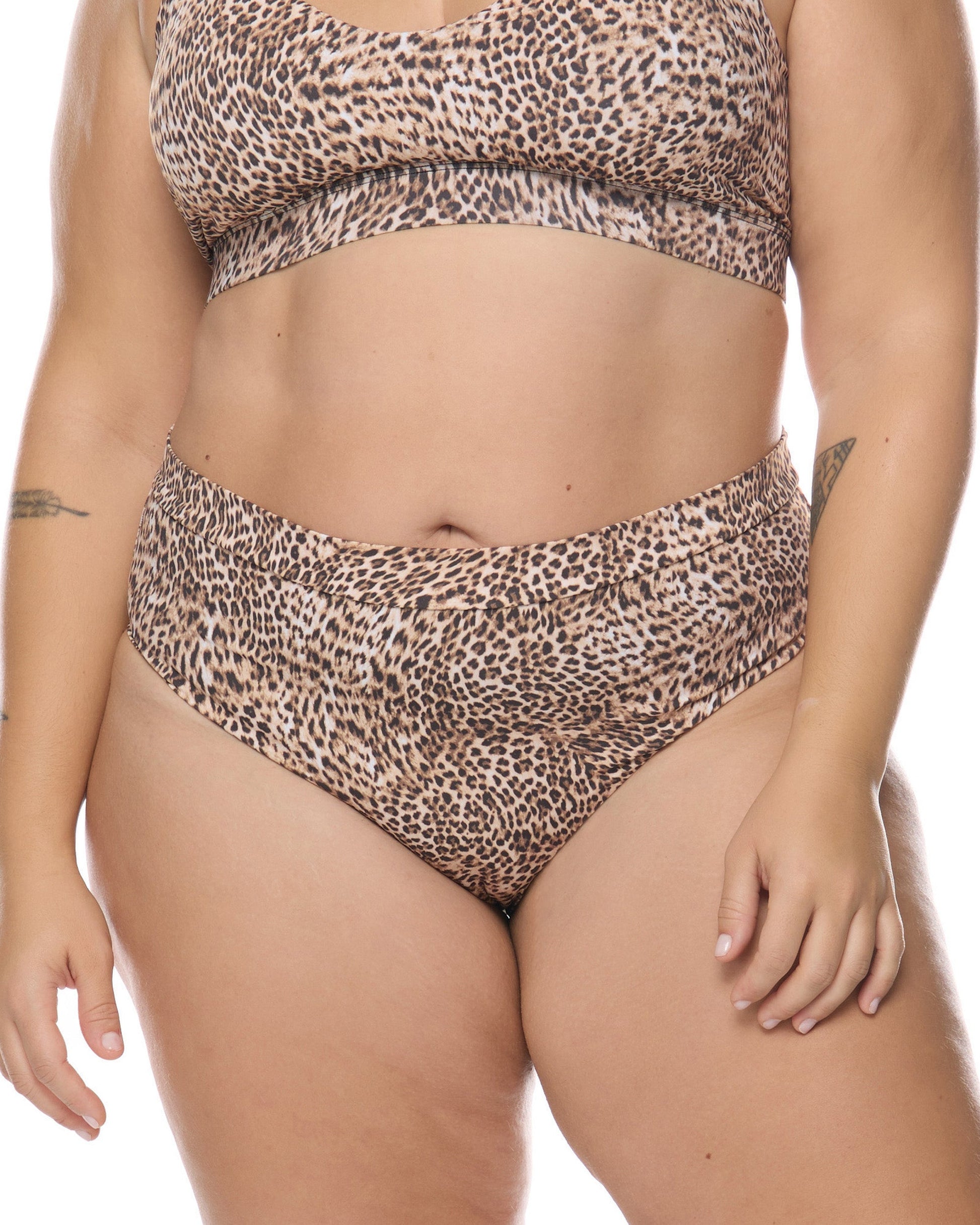 Women Body Glove Primal Marlee Plus Size High-Waist Bikini Bottom