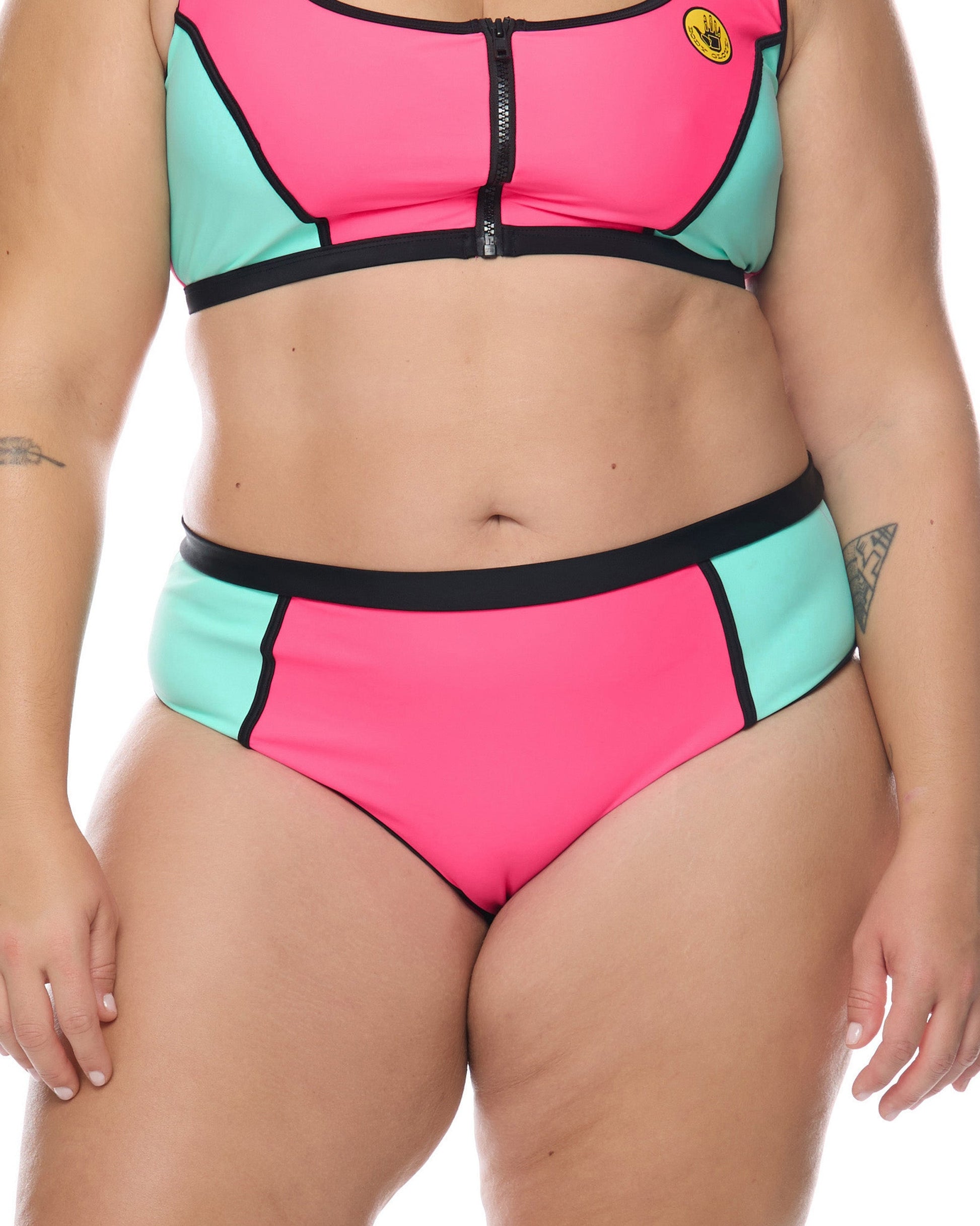 Women Body Glove Groove High Tide Plus Size Swim Bottom