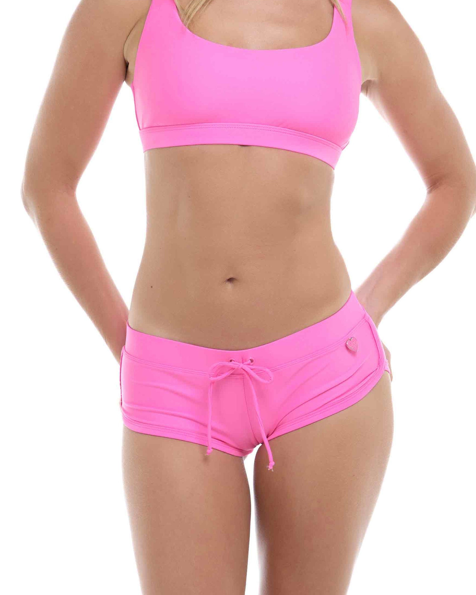Women Body Glove Smoothies Sidekick Boy Short Swim Bottom