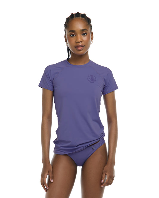 Women Body Glove Smoothies In Motion Short Sleeve Rashguard