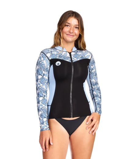 Women|Wetsuits Body Glove Stellar .5MM Long-Arm Front Zip Wetsuit Top