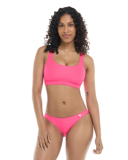 Women Body Glove Smoothies Star Cross-Over Sports Bra D Cup