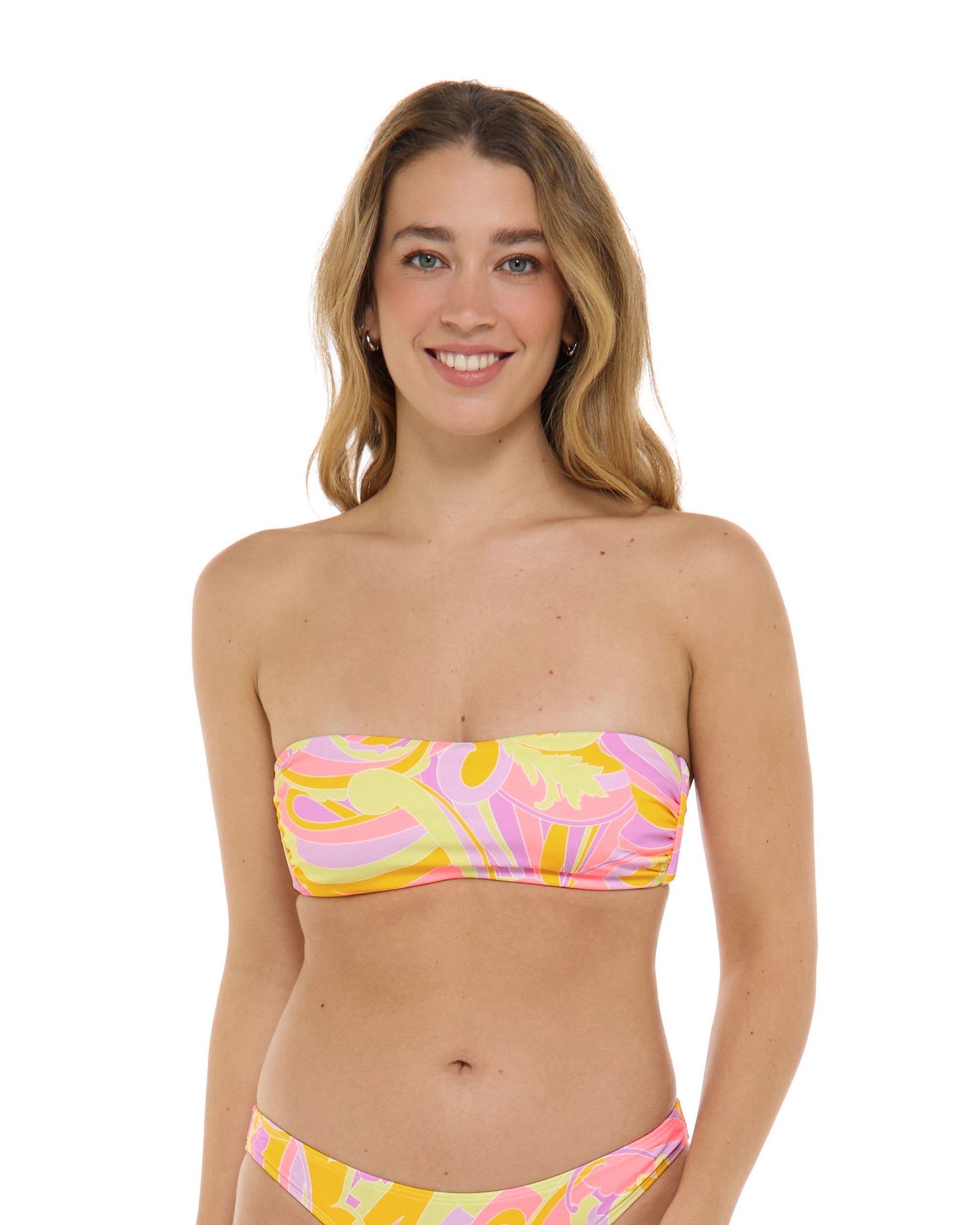 Women Body Glove Sol Amarelo Kai Unstructured Bandeau Top