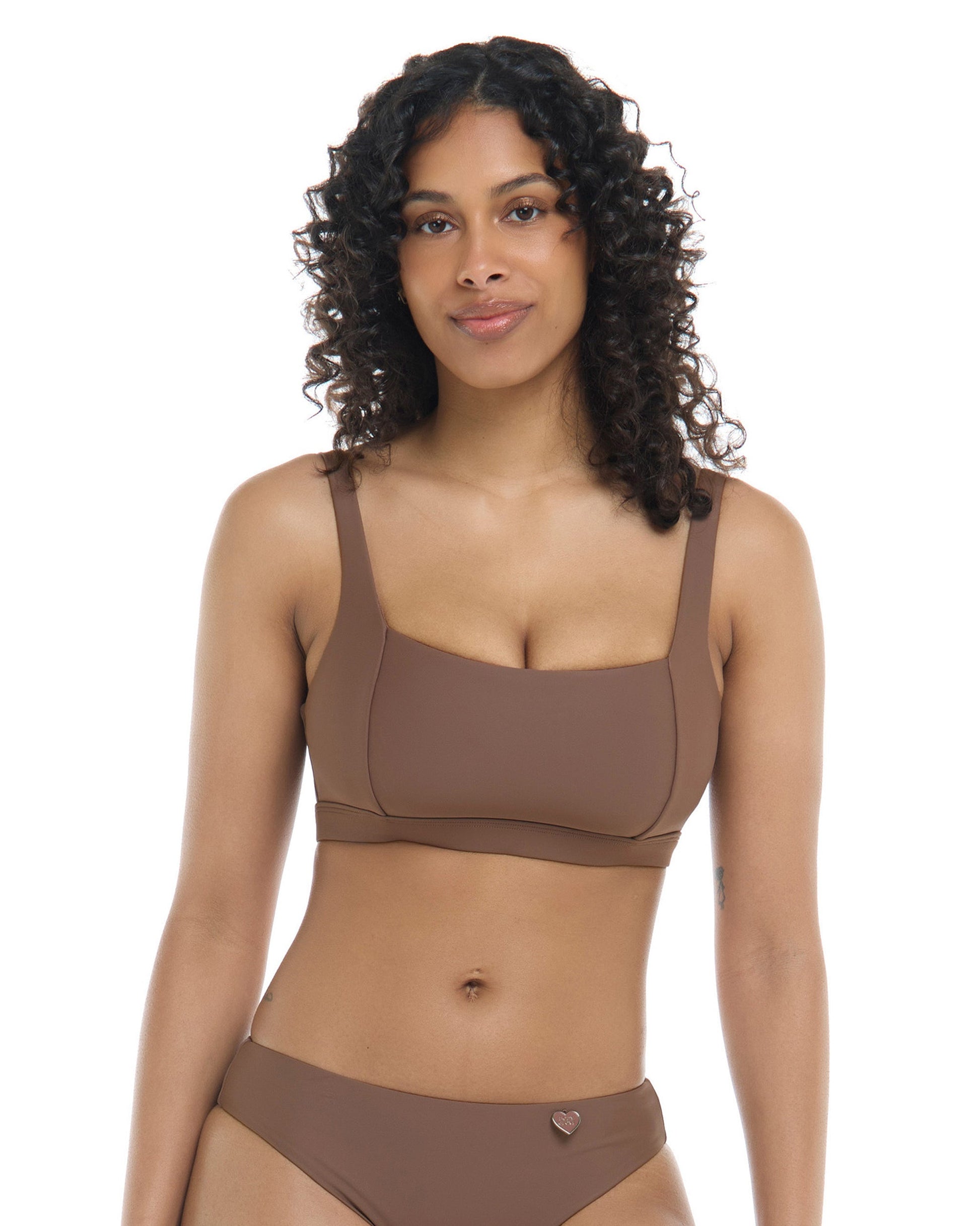 Women Body Glove Smoothies Edi Square Neck D-F Cup Bikini Top