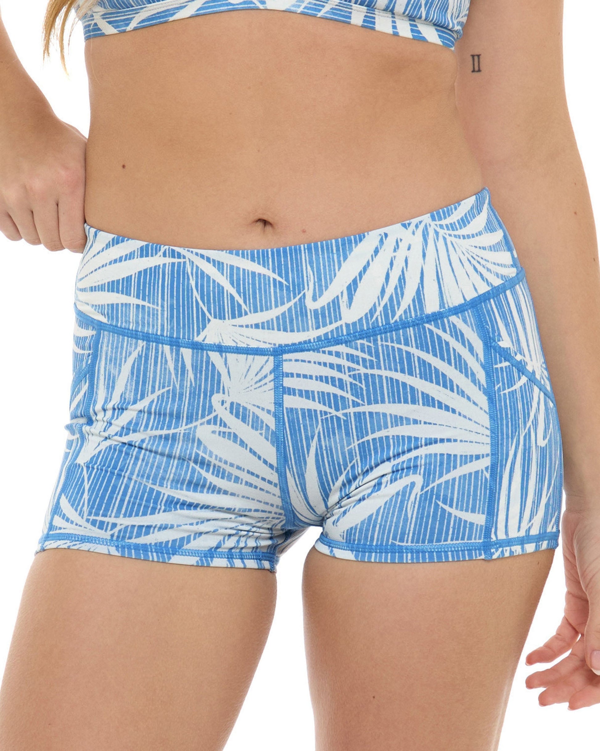Women Body Glove Breezy Palms Rider Cross-Over Short