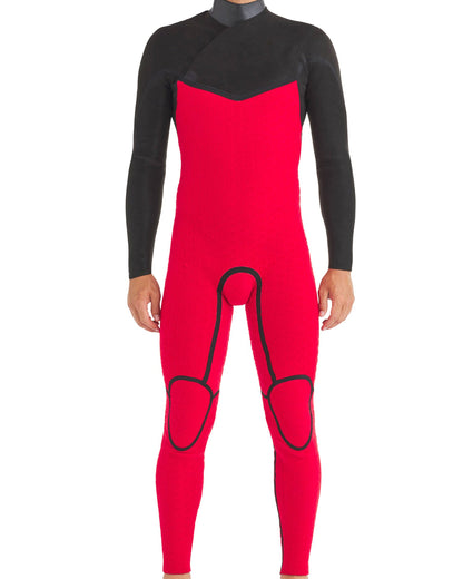 Men|Wetsuits Body Glove Red Cell 4/3mm Men's Chest-Zip Black Fullsuit