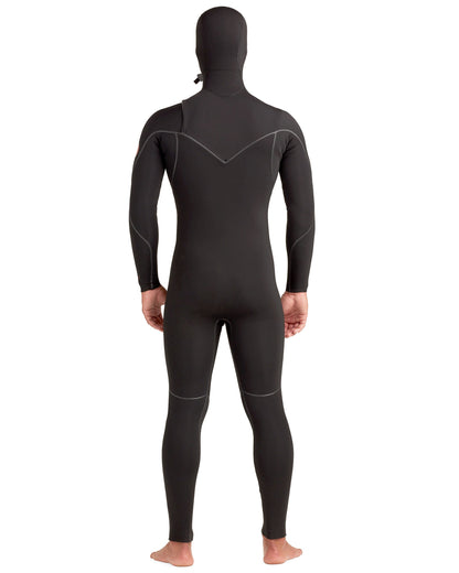 Men|Wetsuits Body Glove Red Cell 4/3mm Men's Chest-Zip Black Hooded Fullsuit