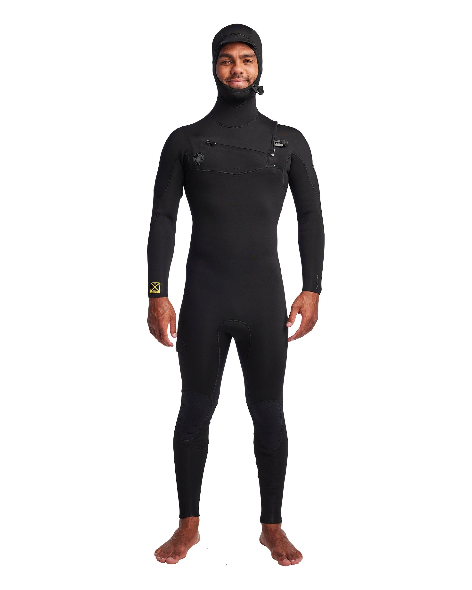 Men|Wetsuits Body Glove Men's Gold Cell Hooded Chest Zip 4/3mm Fullsuit