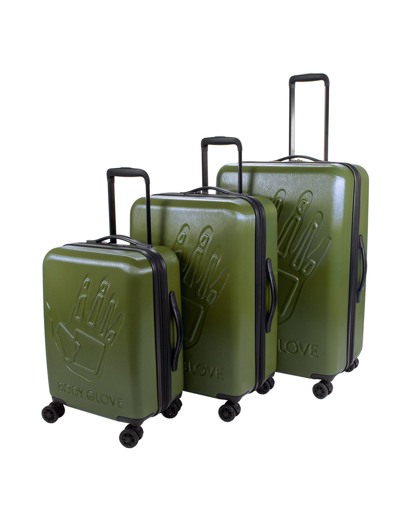 Men|Accessories Body Glove Redondo 3-Piece Hardside Spinner Luggage Set